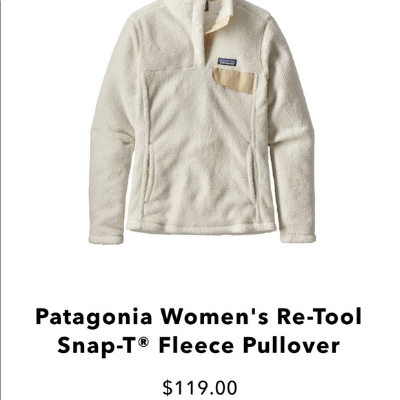 NEW Patagonia Women Re-Tool Snap-T Fleece Pullover - Picture 2 of 3